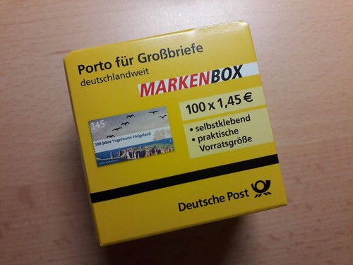 Briefmarken box 100 1 - x, 1,45