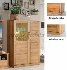 Massivholz Highboard