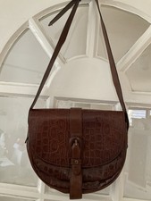 AIGNER DAMENHANDTASCHE Zum Umhängen LEDER BRAUN BREITE 25 Cm Höhe 22 Cm