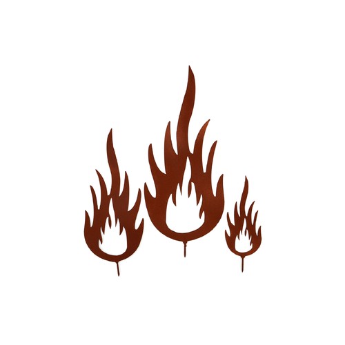Unus gartenstecker flammen - unus®,