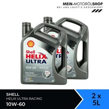 Shell Helix Ultra Racing 10W-60 BMW M API SN ACEA A3/B3 2x5 Liter = 10 Liter