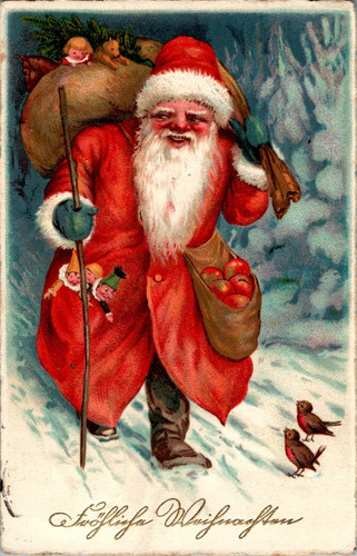 Weihnachten fröhliche - ak,