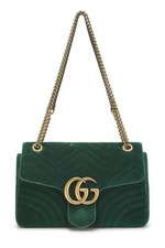 Gucci green velvet marmont - gucci,
