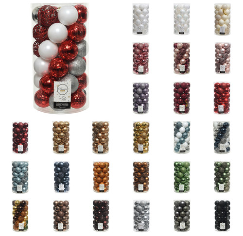 37er set weihnachtskugeln 6cm - 37er,