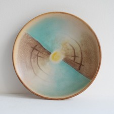 Hildegard Delius Rheinsberg Teller rund Keramik Art Deco handbemalt um 1930