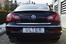 Ulter Sportauspuff VW Passat CC Typ 3C inkl. CC 1.8l 2x70mm mit Absorber