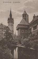 AK Braunschweig Burggraben von