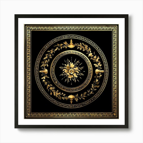 Versace vibe gold and - and, black