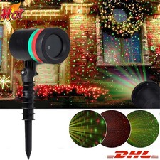 LED Laser Strahler Licht Projektor Innen Außen Lichteffekt Garten Party Deko
