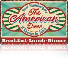 The American Diner Retro Wall