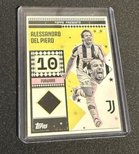 Topps 2024/25 Juventus Turin Team Set Alessandro Del Piero Patch Relic