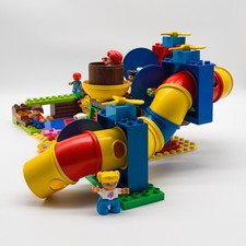LEGO® DUPLO® Kinderspielplatz mit XXL Kugelbahn Schaukel Figuren nerdycustom MOC