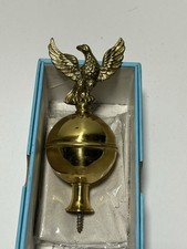 Fliegende Adler Auf Kugel Messing Dekorativ Statue Antik