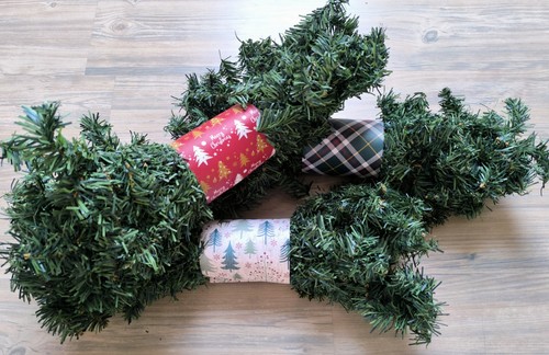 Künstliche weihnachtsgirlande - künstliche,
