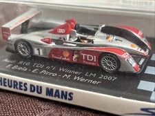 SPARK 87LM07 Audi R10 TDI No. 1 Winner LM Le Mans 2007 Biela Werner 1:87 OVP 08