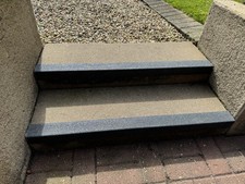 GFK Treppenkantenprofil, Stufenprofil Rutschfest, Antrittskante / Treppenwinkel