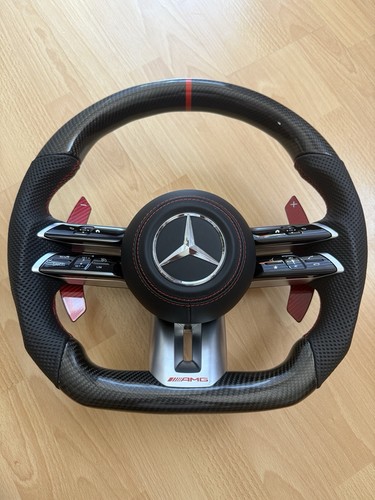 Amg sportlenkrad leder schwarz - sportlenkrad,
