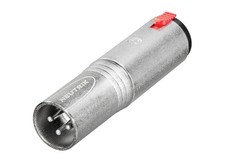 Neutrik NA3MJ Adapter, XLR 3pol male/Klinke female