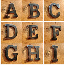 Buchstaben Zahlen 5" Zoll Blechschild Schriftzug Haus Geschäft Café Bar Garten Geschäft