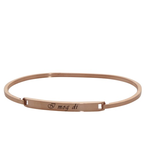 Armreif edelstahl rosegold - edelstahl,