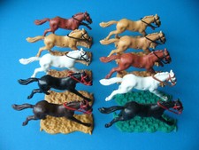 Timpo 10 Pferde für Cowboys - Mexikaner - Indianer - Soldaten - Kavallerie -