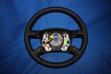 ORIGINAL LENKRAD LEDERLENKRAD  SKODA FABIA 6Y 6Y0  NEU BEZOGEN SK60