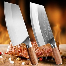 Küchenmesser Profi Kochmesser Japanisches Edelstahl Messer Metzgermesser Scharf