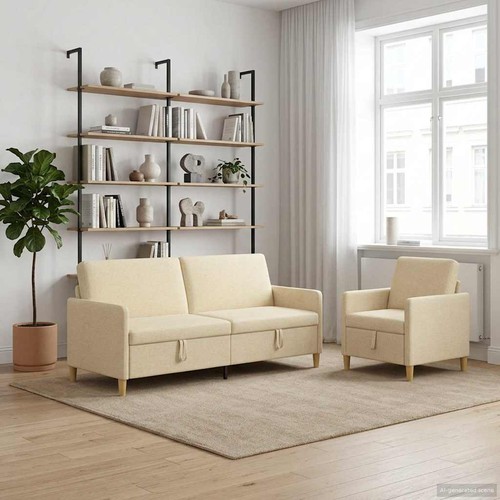 Vidaxl sofa set mit stauraum - set,