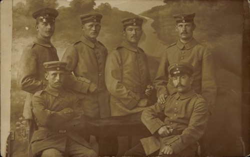 Foto deutsche soldaten in - ak,