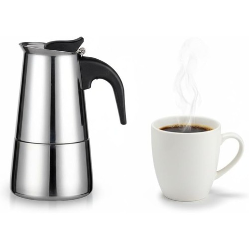 Espressokocher aus edelstahl - aus,