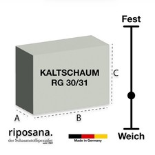Schaumstoff Kaltschaum 30/31