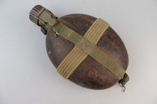 Wehrmacht Südfront Feldflasche Kokosnuss orig. WK2