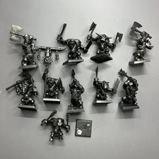 WARHAMMER Orks & Goblins Schwarzorks 10x / Orcs & Goblins Black Orcs 10x 