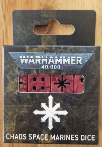 Chaos space marines dice - chaos,