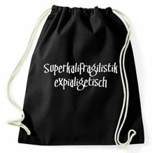 Mary Poppins Turnbeutel Lustig Sportbeutel Jutebeutel Rucksack Spruch Sprüche
