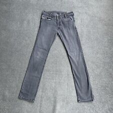 DIESEL Herren Jeans Hose IAKOP W27 L32 Regular Slim Tapered 24513 Grau Denim