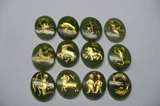  12 St. Nephrit (Russisch Jade )  Sternzeichen   12 X 10