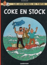 Tim und Struppi "COKE EN STOCK" 1958 Casterman Hardcover Comic Tintin