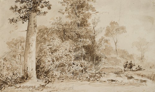 Waldlandschaft mit