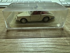 Schuco 825 Porsche 911 S Autobahnpolizei 1:66 recht guter Zustand in OVP