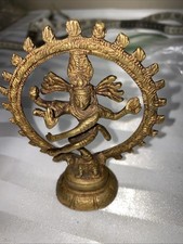 Vintage Brass Nataraja Statue