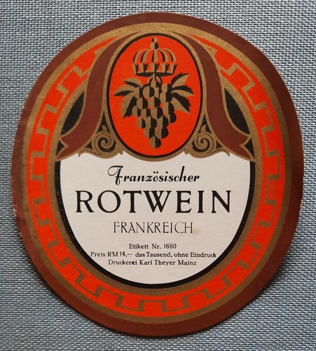 Altes flaschenetikett etikett - altes,