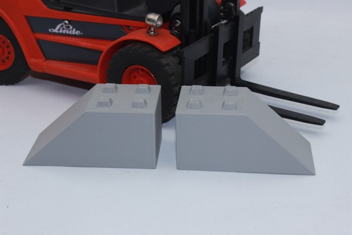 Betonblocksteine endstück - 2x,