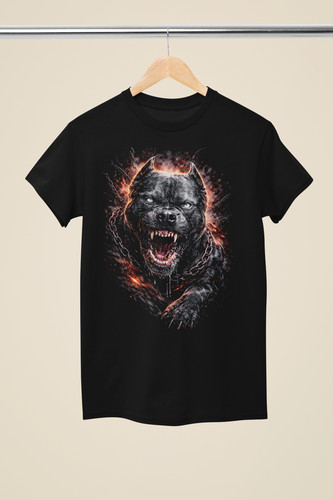 Hellhound demon pitbull - hellhound,