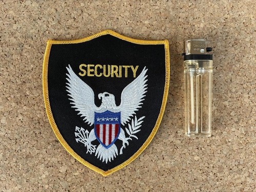 Security vintage aufnäher - vintage,