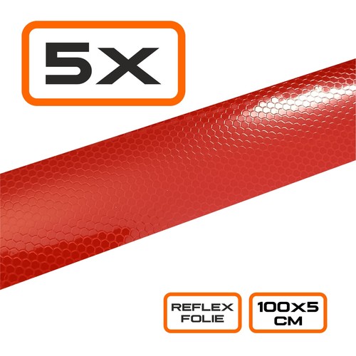Reflexfolie rot - rot, |
