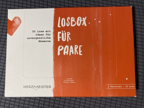 Herzmeister losbox für paare - losbox,