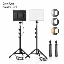 LED Videoleuchte 2er Set