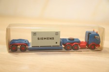 Wiking 29504 LKW Siemens MB Schwerlastzug, Tieflader OVP, H0, 1:87