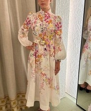 ? Boho Kleid Maxi Blumen Volants Gürtel M inspiriert Zimmermann Stil ?